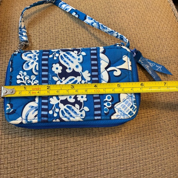 Vera Bradley Blue Lagoon small wristlet wallet - Picture 10 of 12
